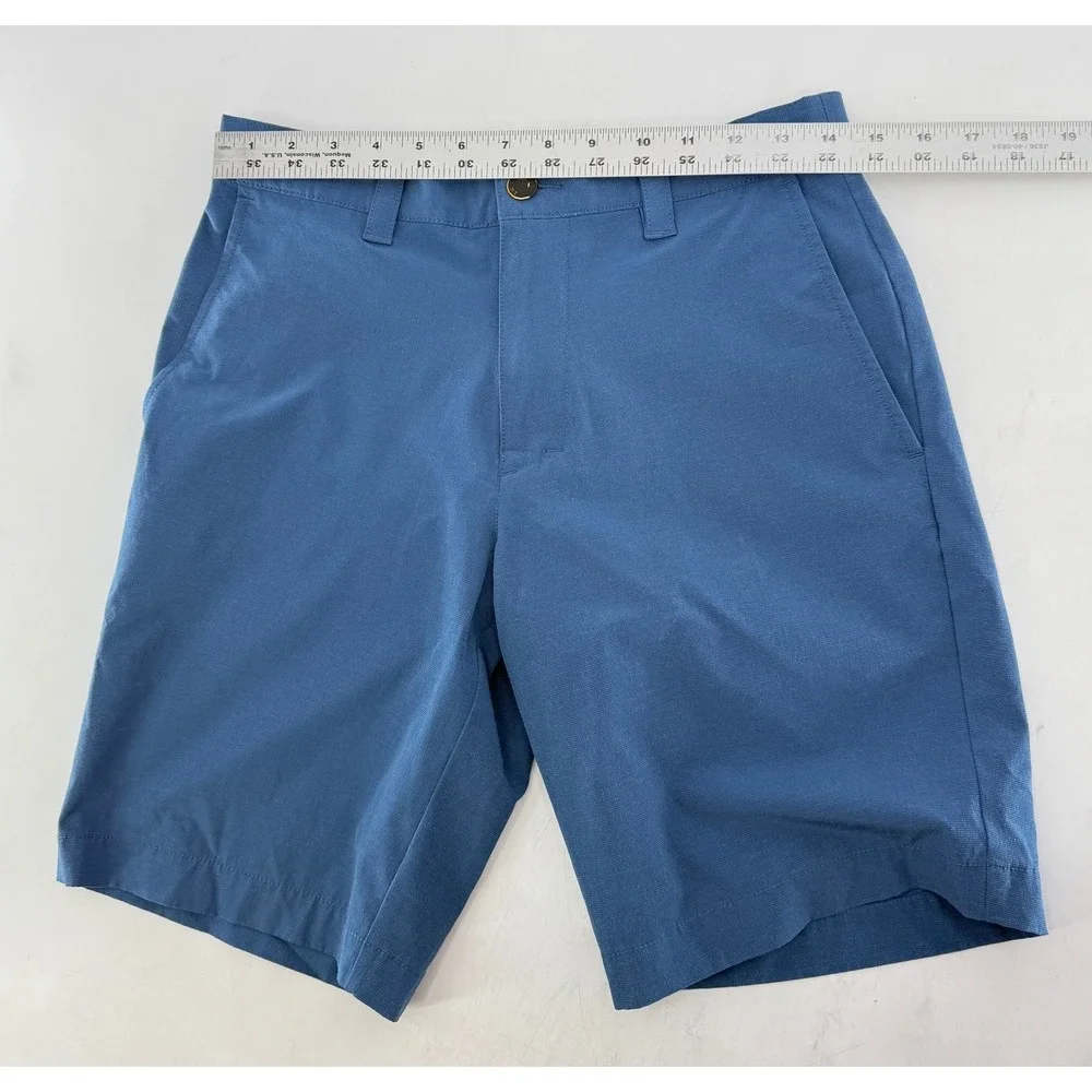 Banana Republic Men Blue Textured‎ Golf Casual Shorts Size 30 Stretch